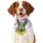Preview: Hunde-Bandana Roxy - Popart Hundedesign, 100 % Polyester, 70x30 cm, verstellbar, waschbar